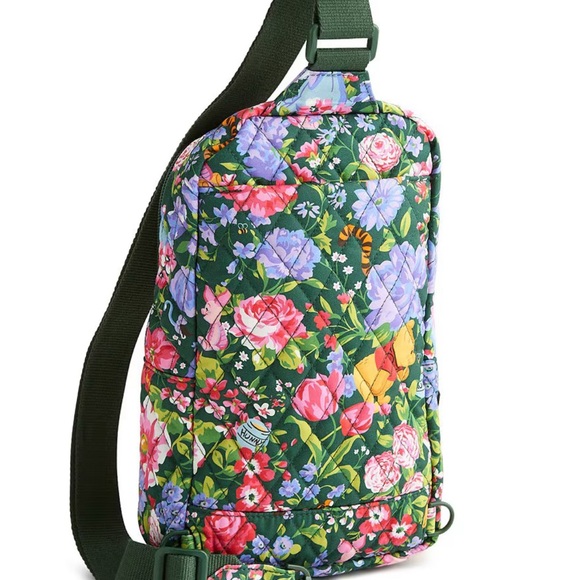 Vera Bradley Winnie the Pooh Springtime Floral Lorman Sling Crossbody Bag - Picture 2 of 4